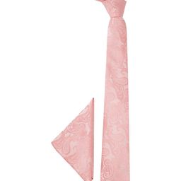 Tossido Men Paisley Necktie & Pocket Squar Accessory Gift Set-picture-1