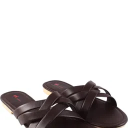 Red Flamingo Girls Open Toe Flats image 4