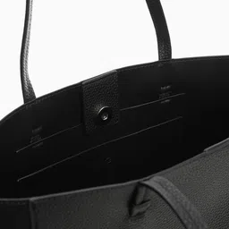 MANGO Textured Shopper Tote Bag image 4