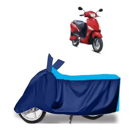Auto Pearl Two Wheeler Cover for Hero Electric Electric Optima Li BS6 - Cyan, Blue-picture-13