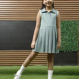 Athena Girl Fit & Flare Dress-image-35