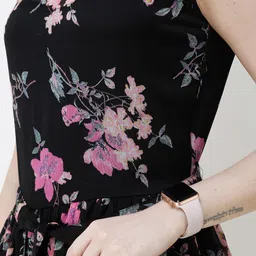 BAESD Floral Print Chiffon Maxi Dress image 3