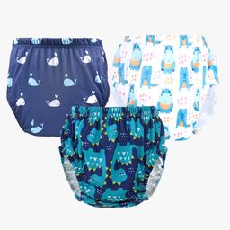 Chinmay Kids Baby Panty Boys and Girls Reusable Washable Printed Panty Pack of 3-picture-5