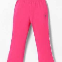 Doreme Single Jersey Knit Full Length Track Pant with Tape Detailing - Dark Pink-picture-40