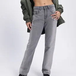 glitchez Women Urban Edge Relaxed Straight Jeans-image-22