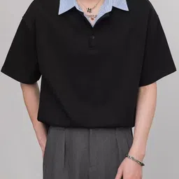 StyleCast x Revolte Cutaway Collar Short Sleeves Shirt-picture-22