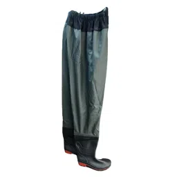 VALOROUS Fishing Waders Waist Size Gumboot Natural Pvc & Latex Navy Blue 43 inch (110 cm) Height & Size UK 10-picture-41