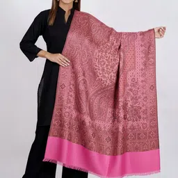 Vrinde Women Paisley Woven Design Shawl-image-60