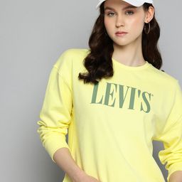 Levis Brand Logo Printed Pure Cotton Sweatshirt-picture-27