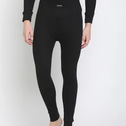 Levis Men Black Solid Thermal Bottoms image 1