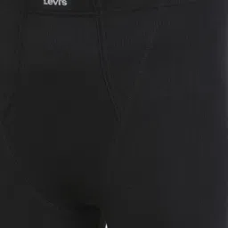 Levis Men Black Solid Thermal Bottoms image 5