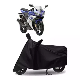 Auto Pearl Bike Cover for Yamaha YZF-R15 V2 BS6 (Black)-picture-12