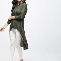 Neelokurti Women Solid Daily A-Line Kurta image 4