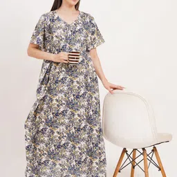 Breezly Printed Maxi Nightdress image 3