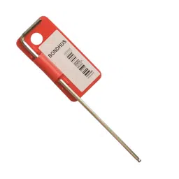 Bondhus BriteGuard Plated Ball End L-Wrench Extra Long Protanium Steel 6 mm Size and 172 mm Length, 27068 image 2