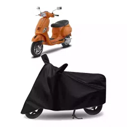 Auto Pearl Bike Cover for Vespa SXL BS6 (Black)-picture-18