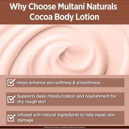 Multani Naturals Set Of 4 Cocoa Body Lotion With Aloe Vera - 100 ml Each image 2