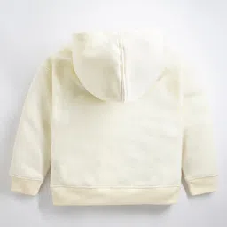 Cherry Crumble By Nitt Hyman Fleece Full Sleeves Aspen Peak Hoodie - Beige image 3