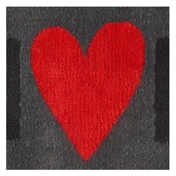 saral home Saralhome Home Heart Doormat 2pc Grey. 40cm x 60cm image 2