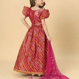 CORD OF LOVE Girls Ready to Wear Lehenga & Blouse With Dupatta image 5