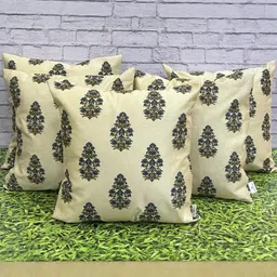 Pinkparot cotton12x12 inch cushion cover set of 5 pcs-image-85