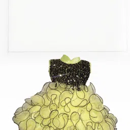dress collection Baby Girls Midi/Knee Length Festive/Wedding Dress (Yellow, Sleeveless)Nice Dress-picture-42