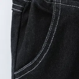 Mark & Mia Full Length Denim Washed Jeans - Black image 5