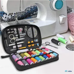 FunBlast 130 Pcs Small & Portable Sewing Kit for Home Pack of 1 Stitching Kit image 5