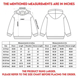 NUSYL Fleece Full Sleeves Hearts & You Are Enough Text Printed Hoodie - Brown image 2