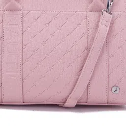 nautica accessories Nautica Women Brand Logo Satchel Bag with Adjustable Strap (M) image 3