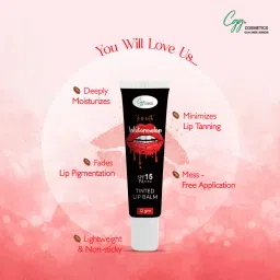 CGG Cosmetics Kiss With Watermelon Lip Balm With SPF 15 For Dark Lips image 4