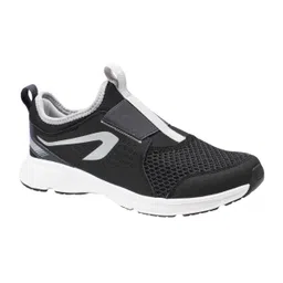 decathlon Kids' Athletics Shoes Run Support Easy - Black/Grey image 1