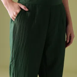 Anouk Gotta Patti Detail Anarkali with Trousers & Dupatta image 3