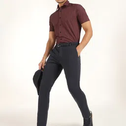 Blackberrys Men Solid Techpro Casual Trouser image 5