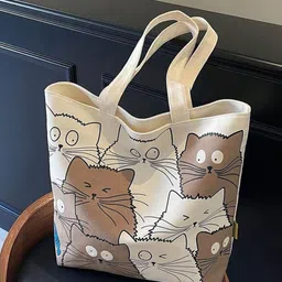 the sack co Women Printed Shopper Tote Bag-image-4
