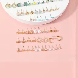 TheVineGirl Set Of 30 Alloy Cubic Zirconia Studs image 4