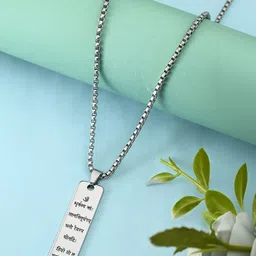 Utkarsh Silver-Plated Pendants with Chains image 4