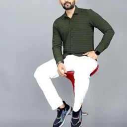 FABRIPPLE Men Classic Opaque Casual Shirt-picture-32