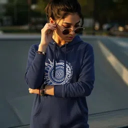 Dagcros Girls Printed Hooded Sweatshirt-image-44