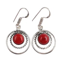 AAR Jewels Silver-Plated Alloy Opal Drop Earrings-image-44