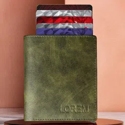 LOREM Men Solid Two Fold Wallet-image-22
