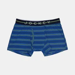 Jockey Boys Pack Of 2 Combed Cotton Front Open Fly Printed Trunks image 2