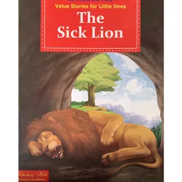 Scholars Hub Value Stories The Sick Lion Story Book - English-picture-15