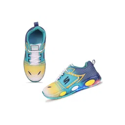 PENNEN Boys Green Printed Mesh Loafers image 5