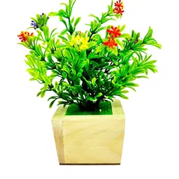 Dekorly Green Artificial Flowers & Plants With Pot image 4