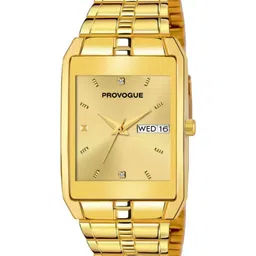 Provogue Men Brass Dial & Stainless Steel Straps Analogue Watch SK-PG-4086-GLD-image-69