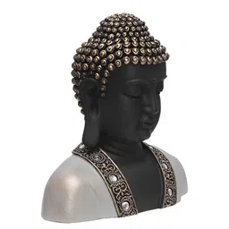Ashnam Black Buddha Figurine Showpiece-picture-15
