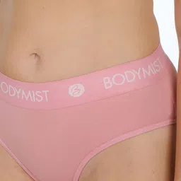 BODYMIST Pack Of 3 Printed Super Combed Cotton Mid-Rise Hipster Briefs BRUNO-30 S image 2