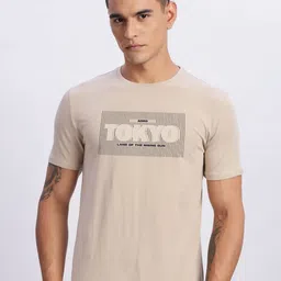 ADRO Typography Printed Round Neck Cotton T-shirt-picture-22