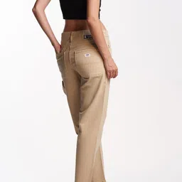 LOVEGEN Women Straight Fit Mid-Rise Jeans image 3